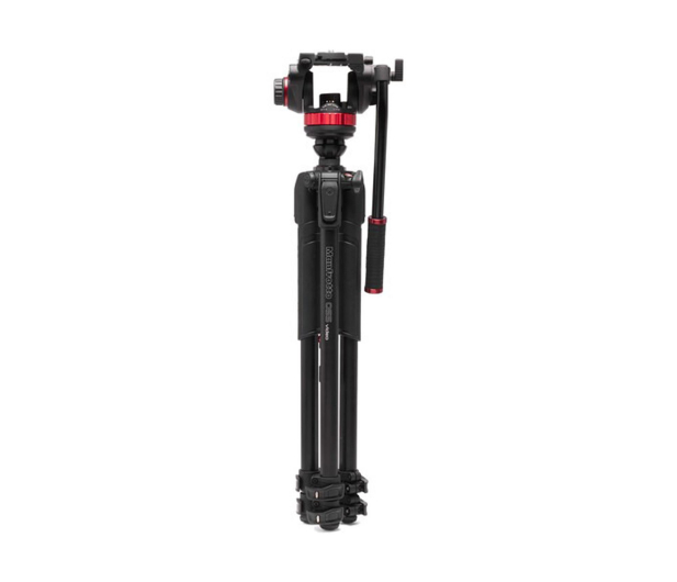Manfrotto 055 Video Alu Black z głowicą 502AH - 1486313 - zdjęcie 2